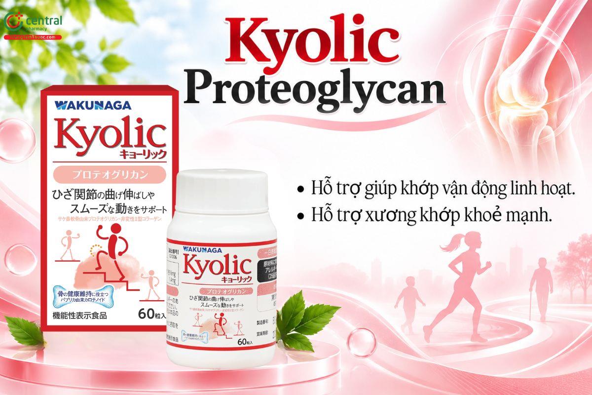 Kyolic Proteoglycan hỗ trợ khớp vận động linh hoạt, xương khớp khỏe mạnh