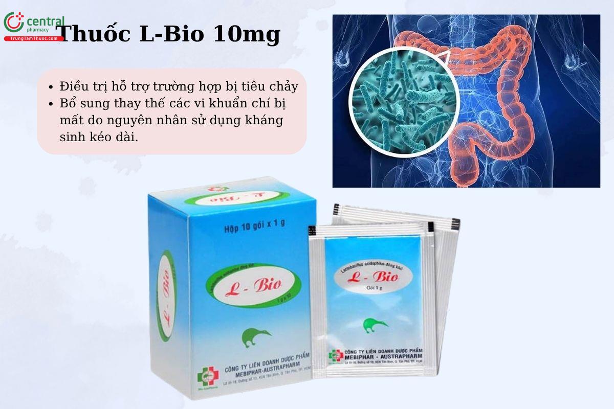 Chỉ định của thuốc L-Bio 10mg