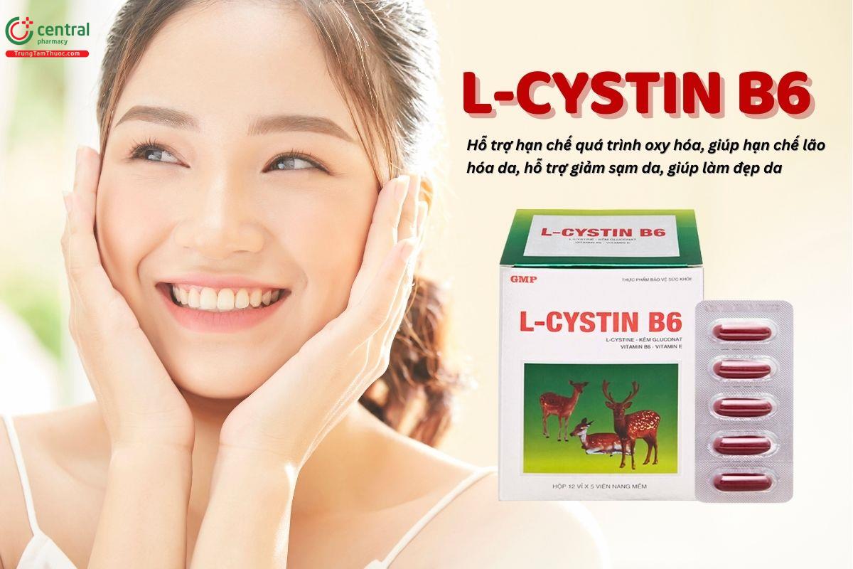 L-Cystin B6 - Hỗ trợ làm đẹp da, tóc, móng, ngăn ngừa lão hóa