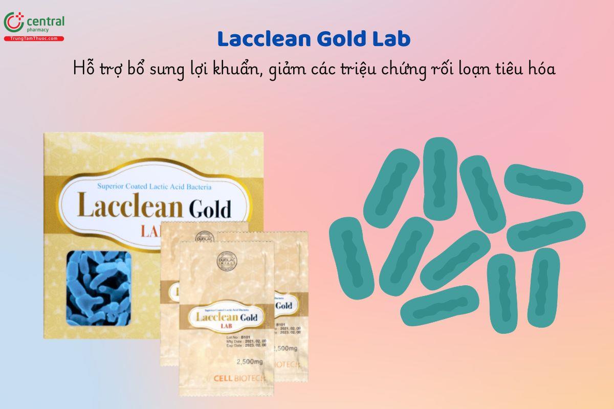 Lacclean Gold Lab hỗ trợ cân bằng hệ vi sinh đường ruột