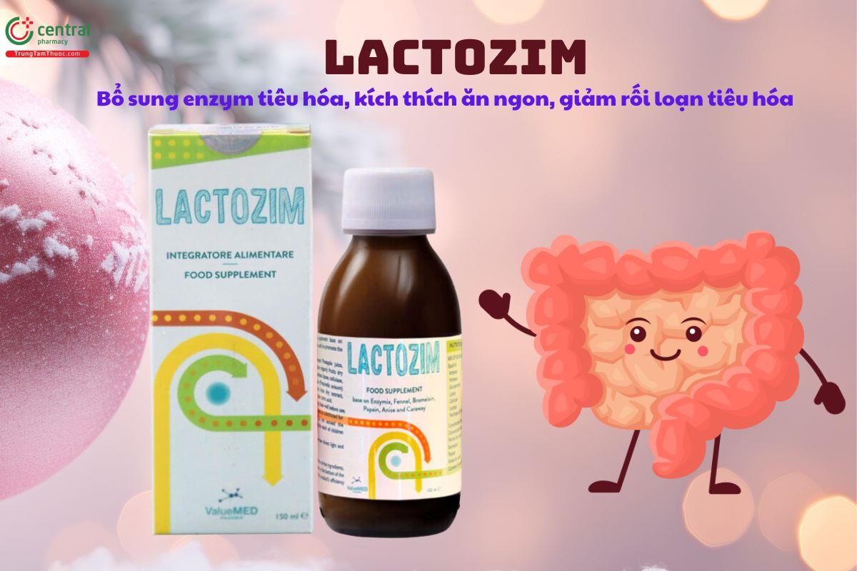 Lactozim - Bổ sung enzyme tiêu hóa, kích thích trẻ ăn ngon