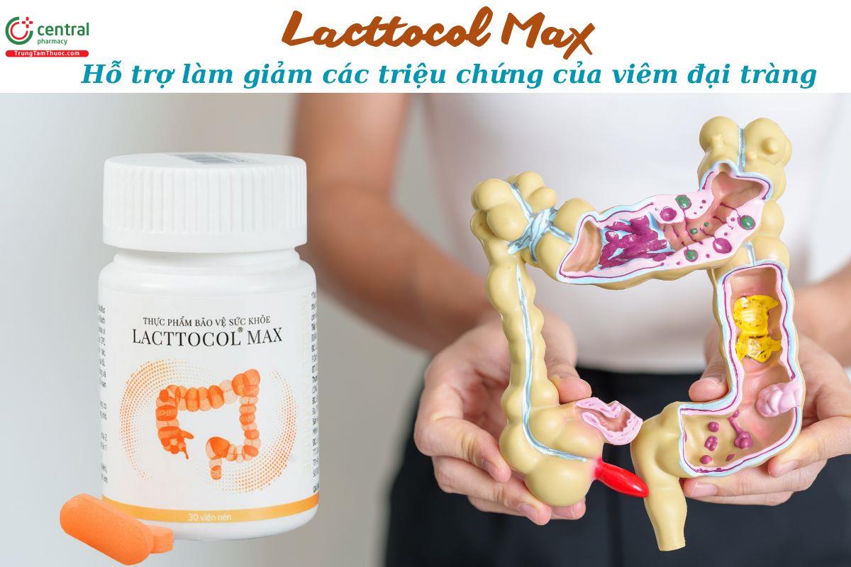 Lacttocol Max - Hỗ trợ điều trị triệu chứng của viêm đại tràng