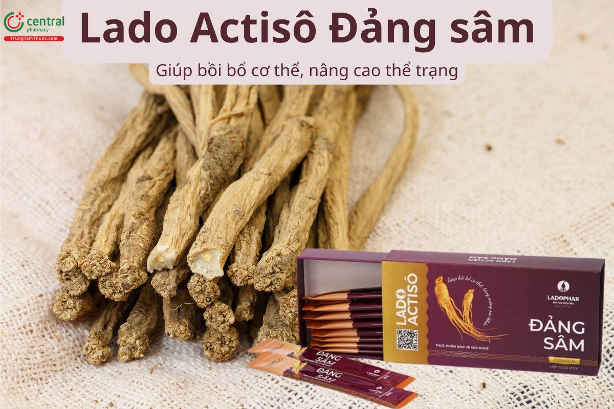 Lado Actisô Đảng sâm giúp bồi bổ cơ thể, nâng cao thể trạng