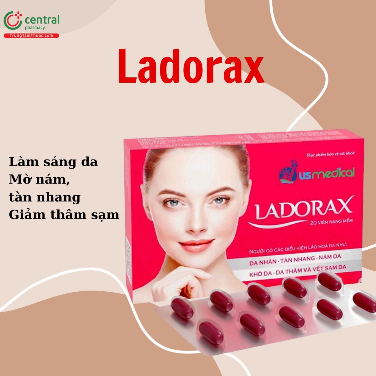 Ladorax dưỡng sáng da, mờ nám, tàn nhang, thâm sạm