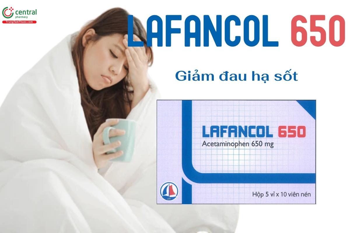 Thuốc Lafancol 650 giảm đau hạ sốt