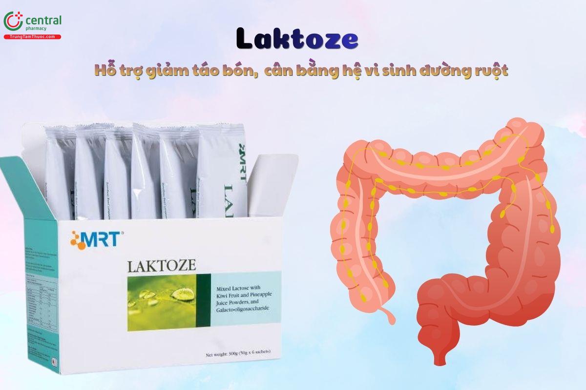 Laktoze giúp làm giảm táo bón, cân bằng hệ vi sinh đường ruột