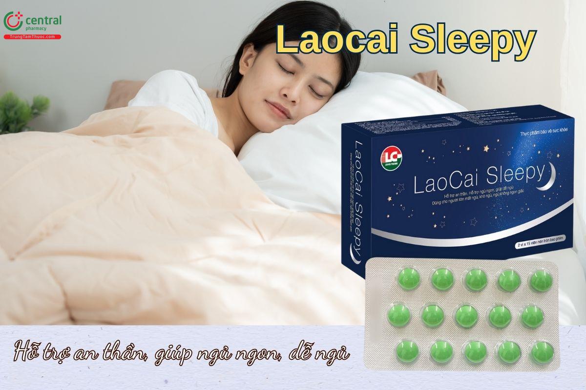 Viên uống Laocai Sleepy giúp ngủ ngon, dễ ngủ