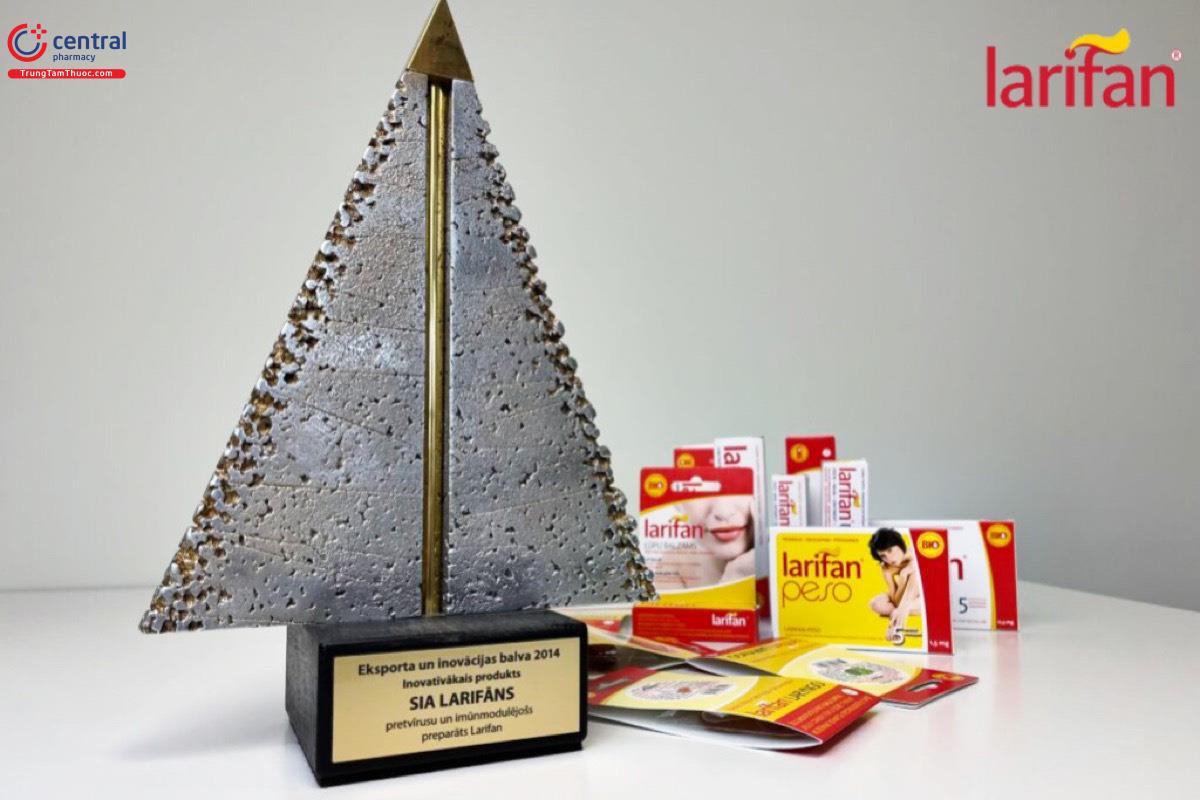Giải thưởng sáng tạo và đổi mới cho sản phẩm Larifarn