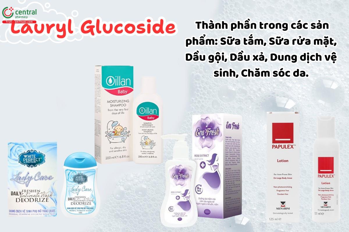 Ứng dụng của Lauryl Glucoside