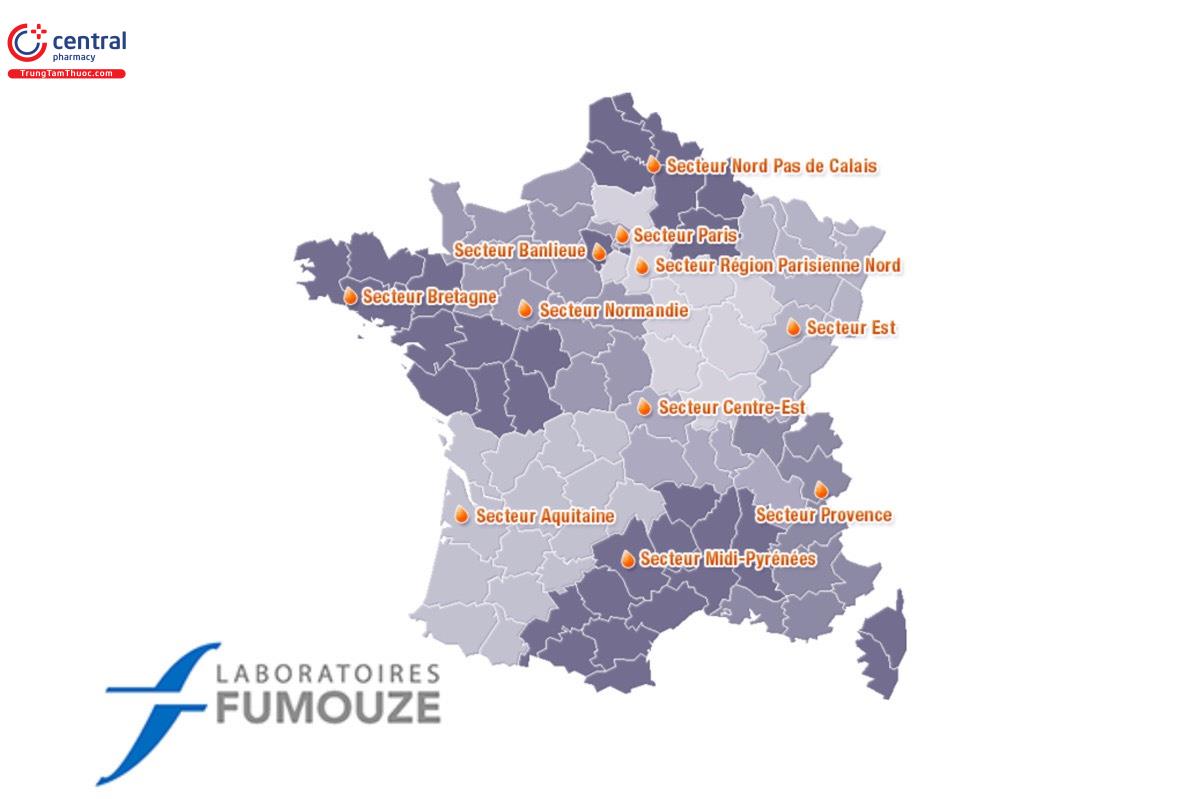Laboratoires Fumouze được thành lập tại hớn 80 quốc gia