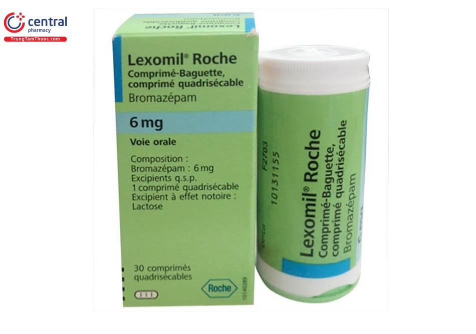 Hình ảnh thuốc Lexomil 6mg