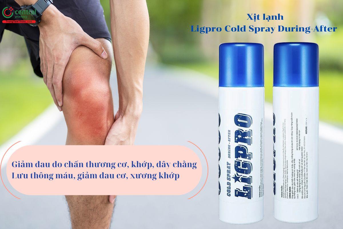 Xịt lạnh Ligpro Cold Spray During-After 200ml- Giảm đau do chấn thương