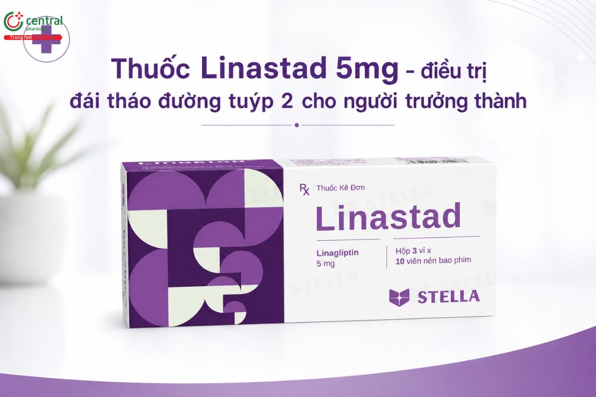 Thuốc Linastad điều trị đái tháo đường tuýp 2