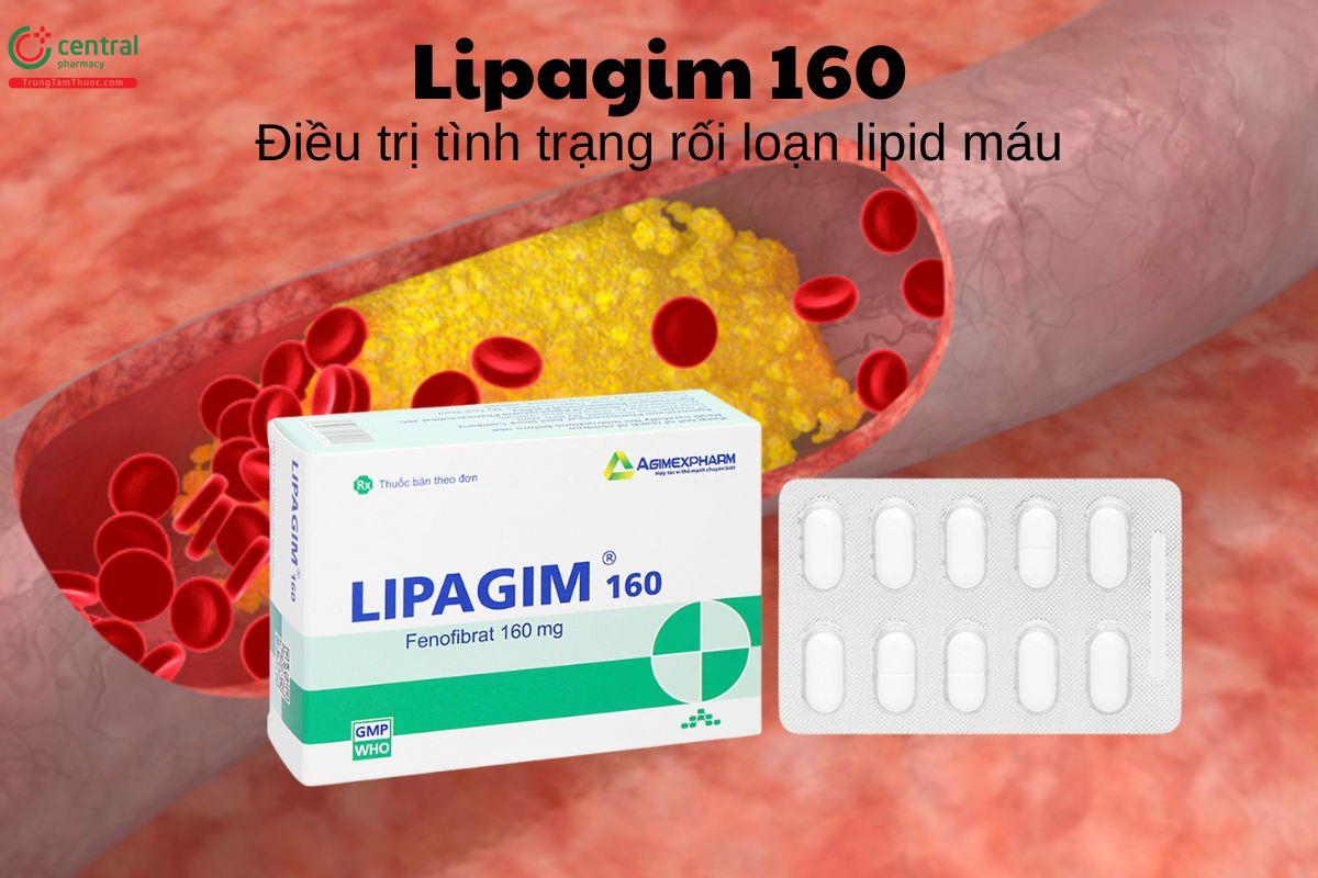 Thuốc Lipagim 160 - Điều trị tình trạng rối loạn lipid máu