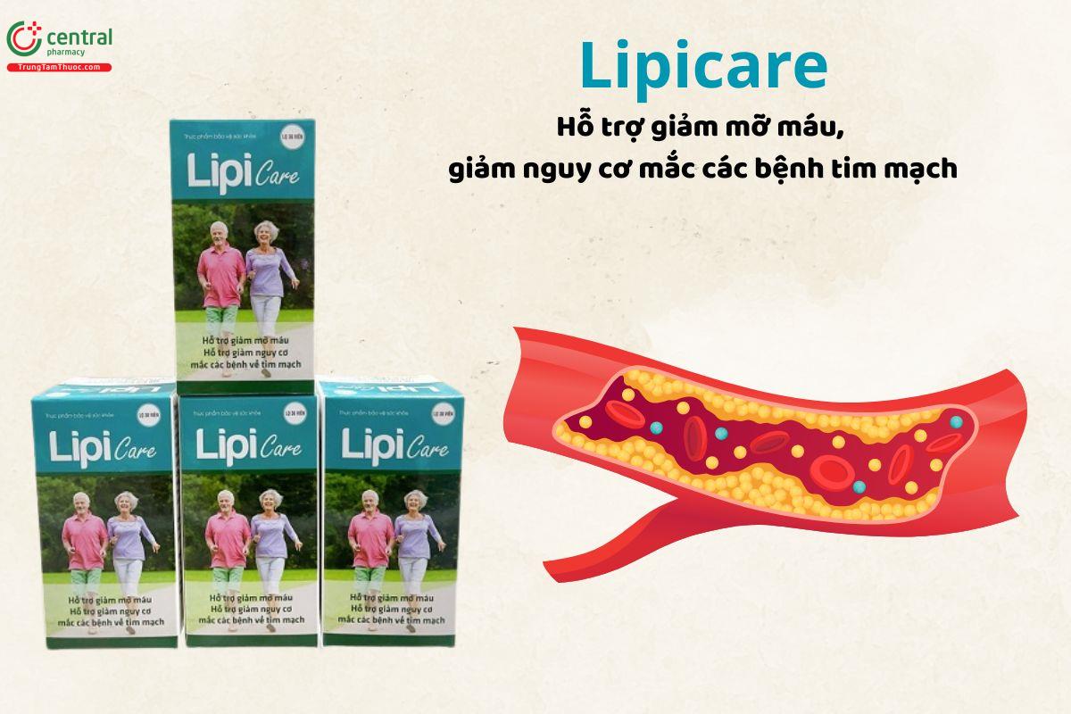 Lipicare hỗ trợ giảm mỡ máu, giảm nguy cơ mắc bệnh tim mạch