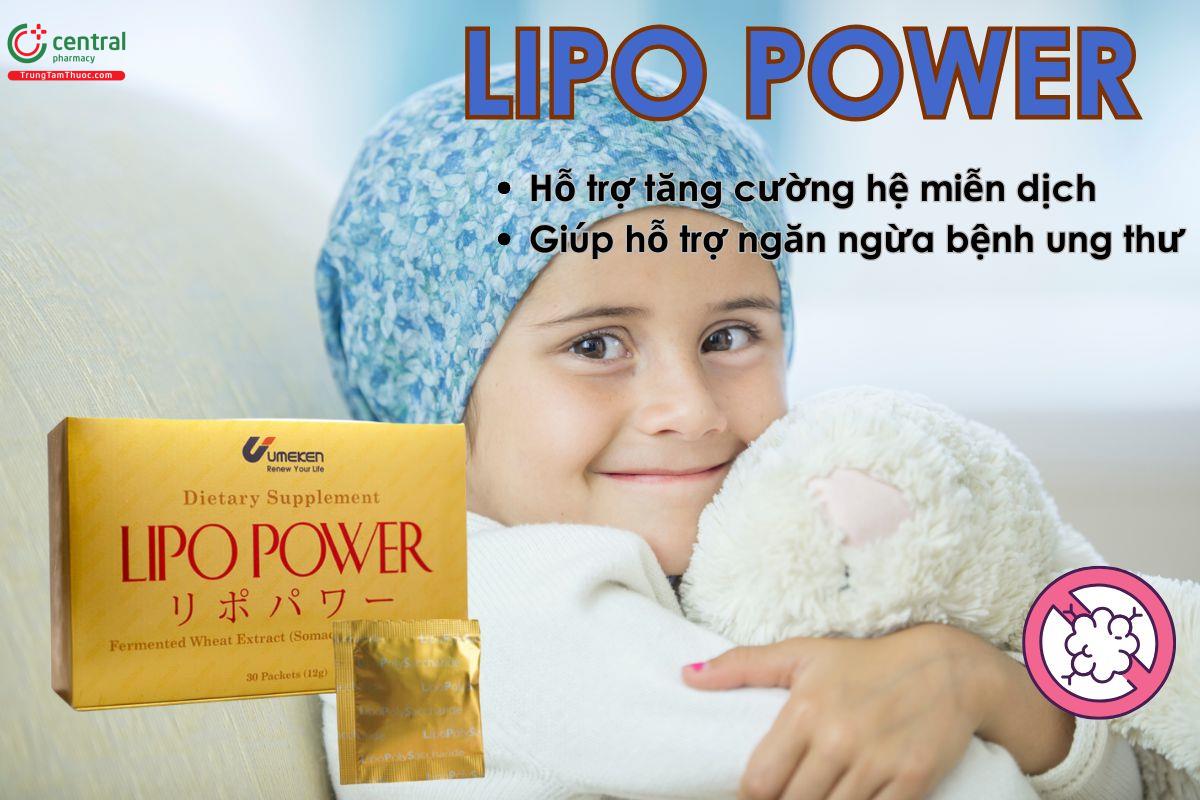 Lipo Power giúp tăng cường miễn dịch và sức mạnh đại thực bào cho người bệnh ung thư