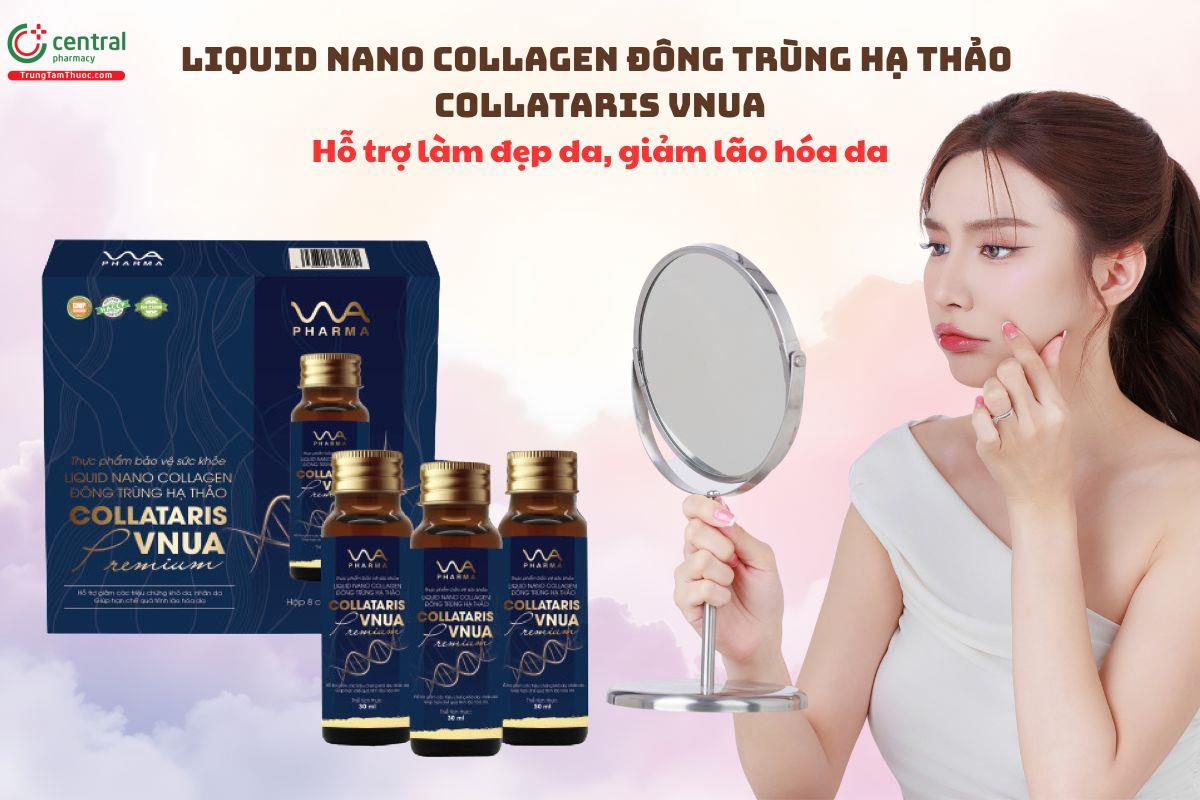 Liquid Nano Collagen Đông Trùng Hạ Thảo Collataris Vnua giúp làm đẹp da