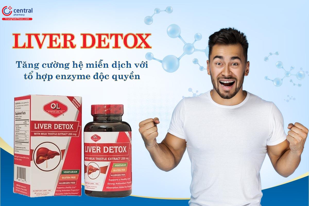 Liver Detox Olympian Labs tăng cường chức năng gan