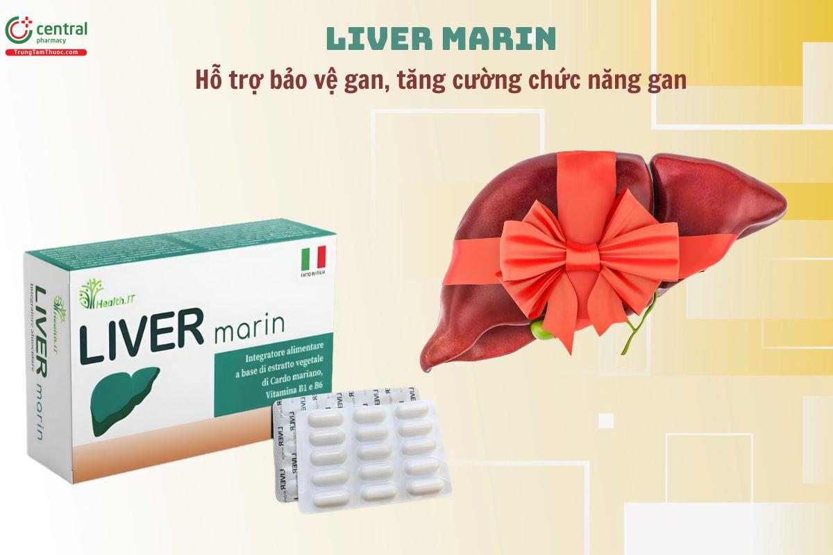 Liver Marin - Giải độc gan, bảo vệ gan, tăng cường chức năng gan