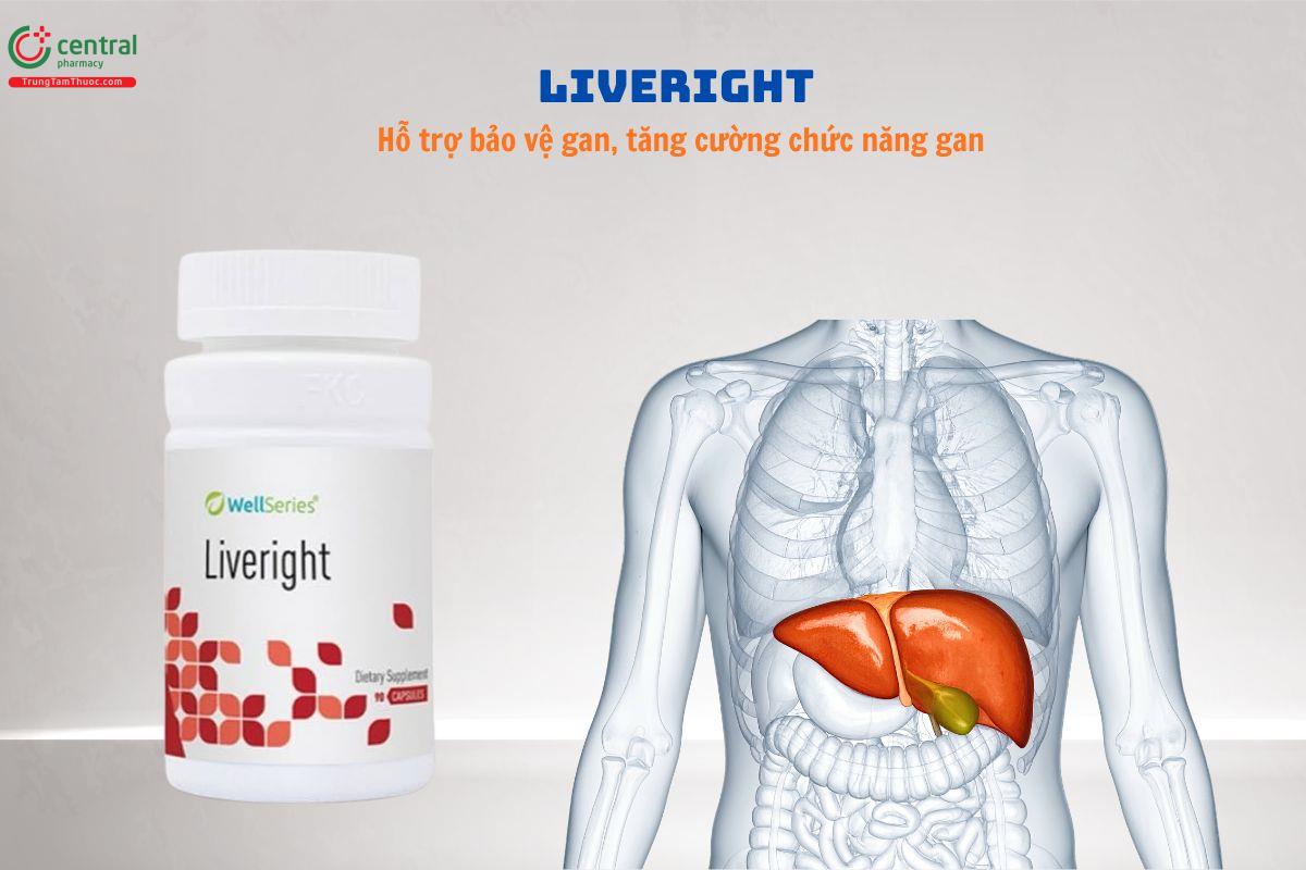 Liveright - Tăng cường chức năng gan, giải độc gan, bảo vệ gan