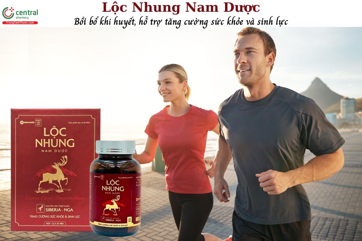 Lộc Nhung Nam Dược - Hỗ trợ bồi bổ khí huyết, tăng cường sinh lực