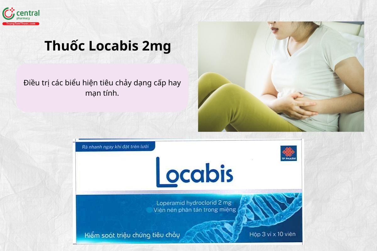 Chỉ định của thuốc Locabis 2mg