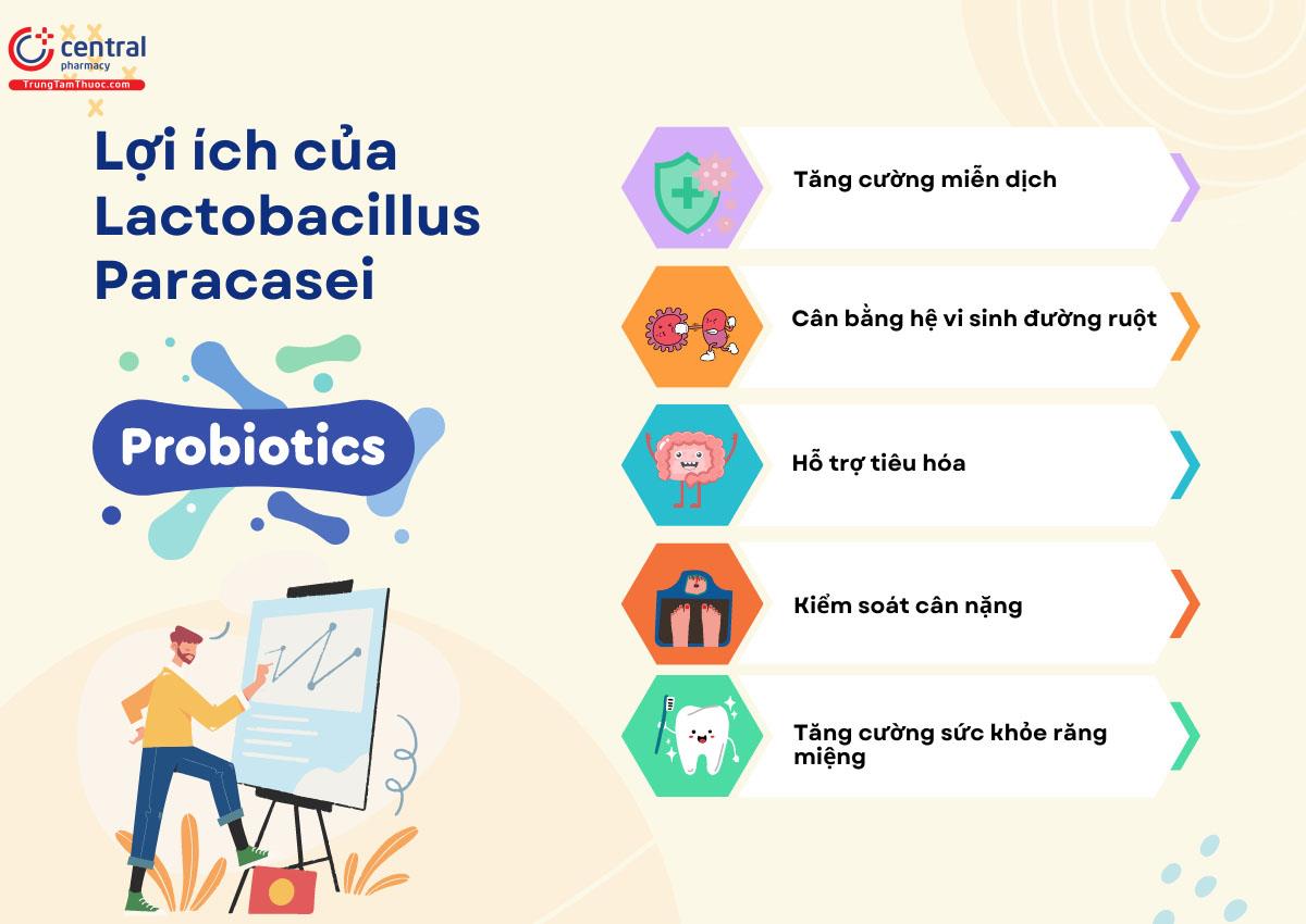 Lợi ích của Lactobacillus Paracasei