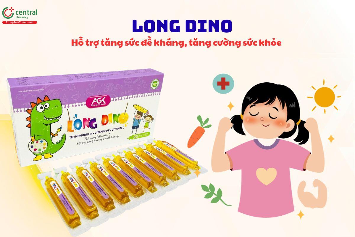 Long Dino bổ sung vitamin C cho cơ thể, giúp tăng cường sức đề kháng