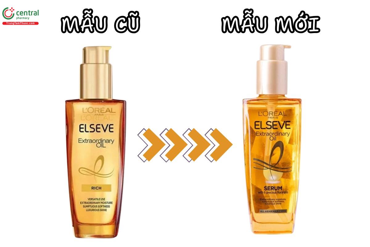 Thay đổi bao bì L'Oréal Elseve Extraordinary Oil Serum 100ml (màu vàng)