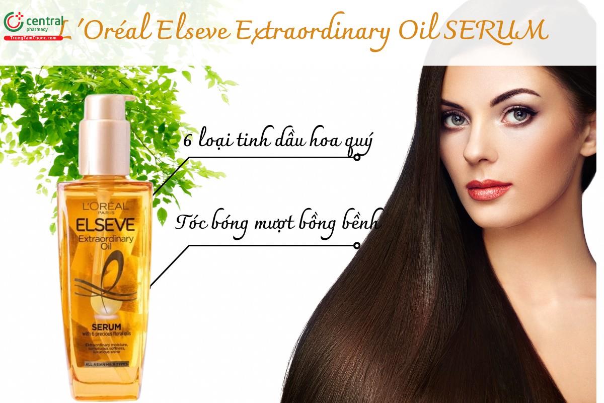 Tinh dầu dưỡng tóc siêu mượt L'Oréal Elseve Extraordinary Oil Serum 100ml (màu vàng)