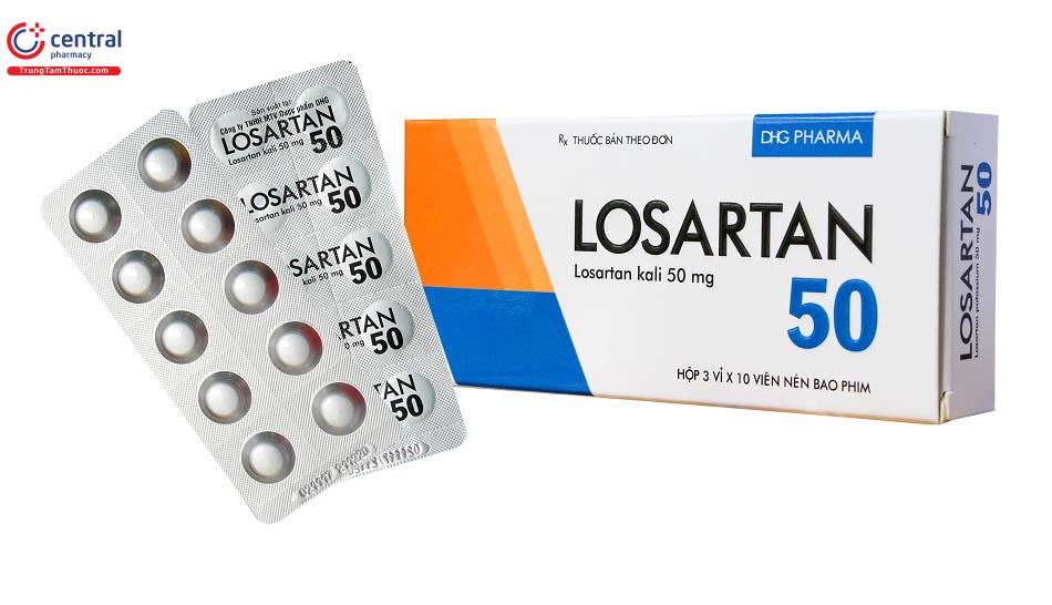 Hình ảnh thuốc Losartan 50m