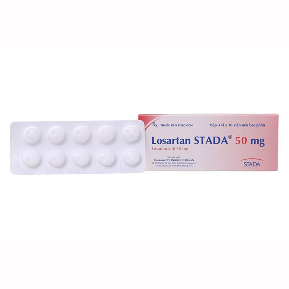 Mẫu cũ thuốc Losartan Stada 50mg