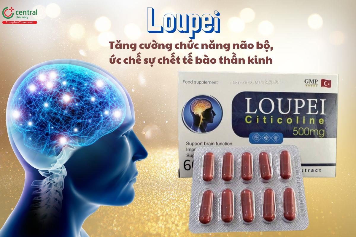 Loupei - Hỗ trợ chức năng não bộ, tăng tuần hoàn não