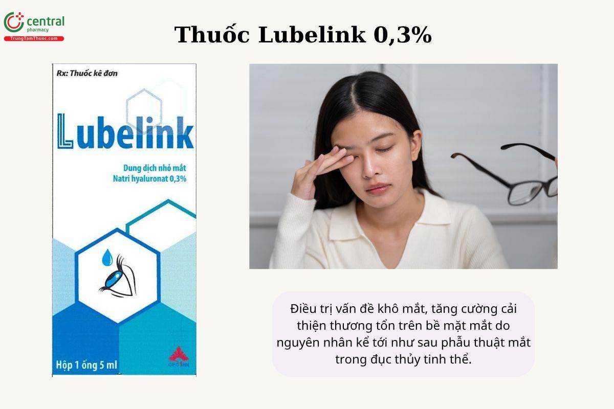 Chỉ định của thuốc Lubelink 0,3%