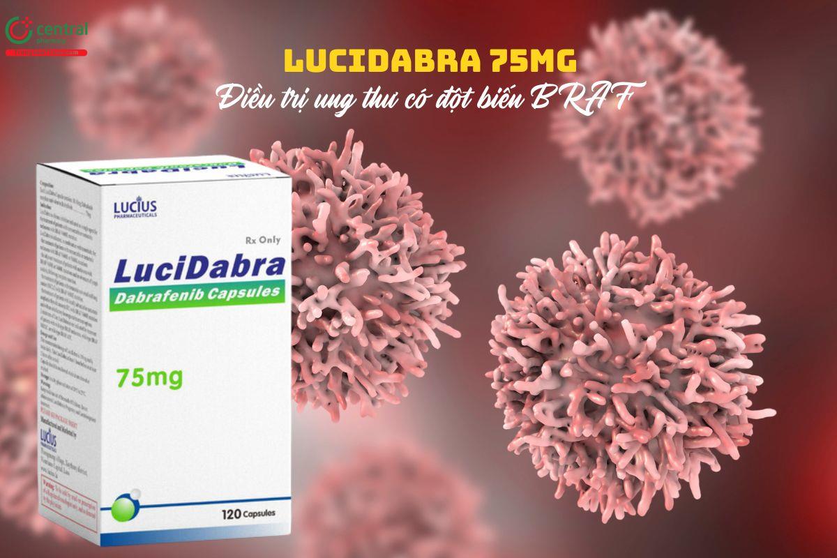 Thuốc LuciDabra 75mg điều trị ung thư có đột biến BRAF cho người lớn