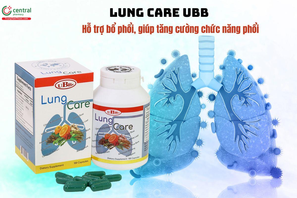 Lung Care UBB - Bổ phổi, tăng cường sức khỏe cho phổi