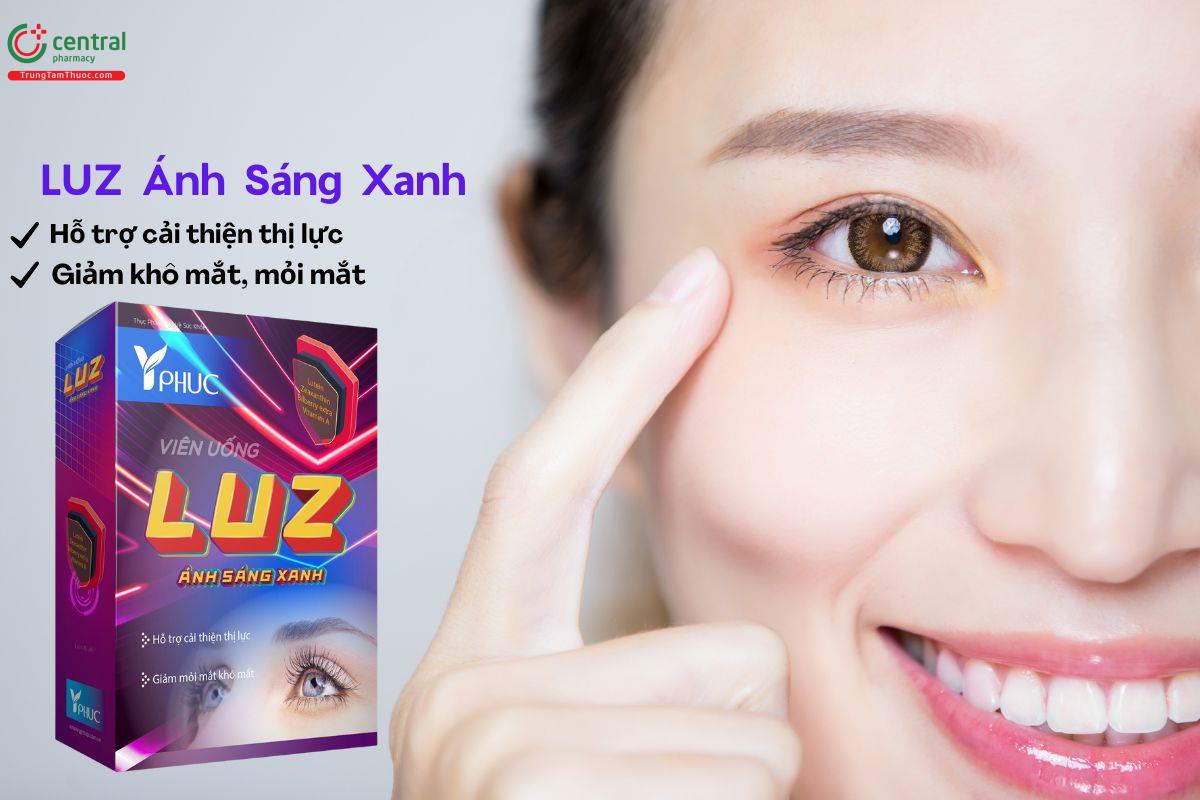 LUZ Ánh Sáng Xanh - Bổ sung các chất chống oxy hóa, giúp mắt sáng khỏe