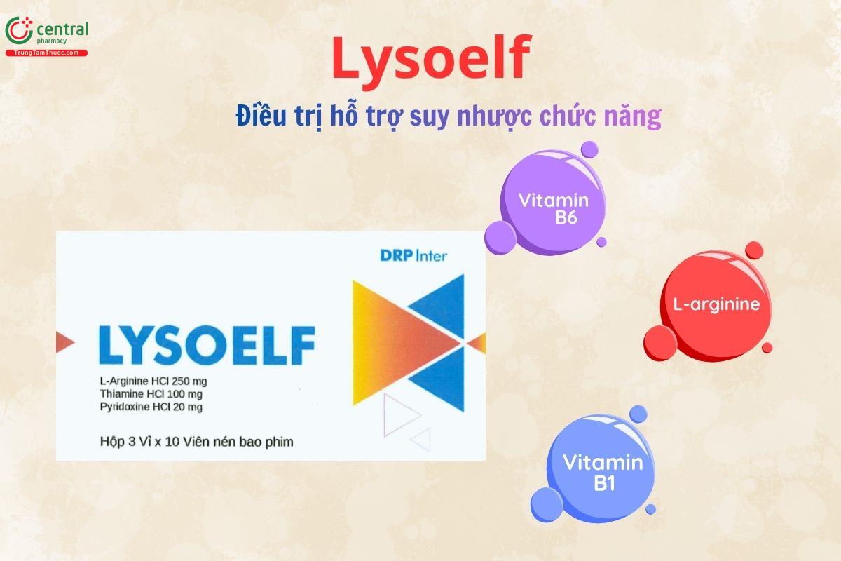 Thuốc Lysoelf - Điều trị hỗ trợ suy nhược chức năng