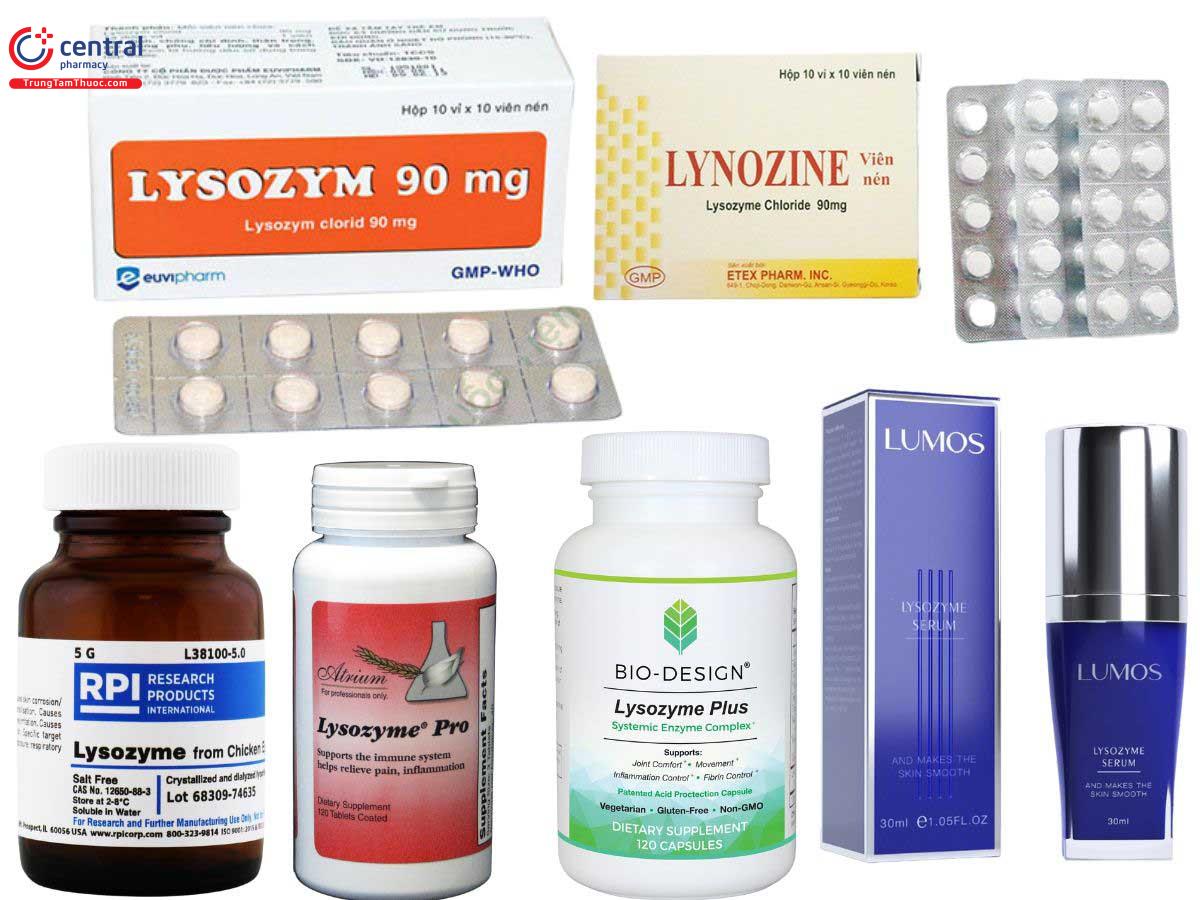 Các sản phẩm chứa Lysozyme