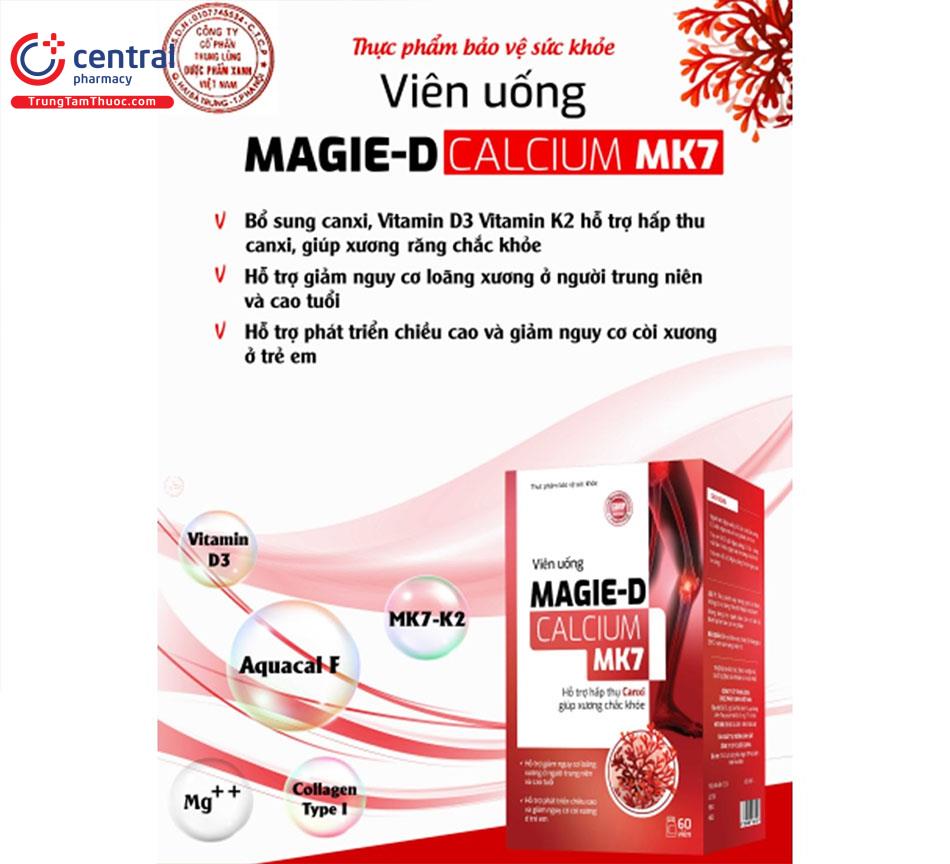 Magie-D Calcium MK7 ngừa loãng xương
