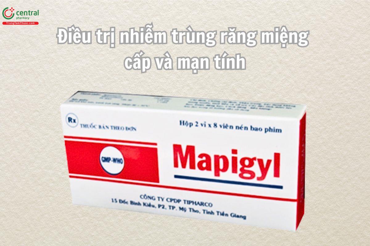 Mapigyl điều trị các trường hợp nhiễm trùng tại khoang miệng