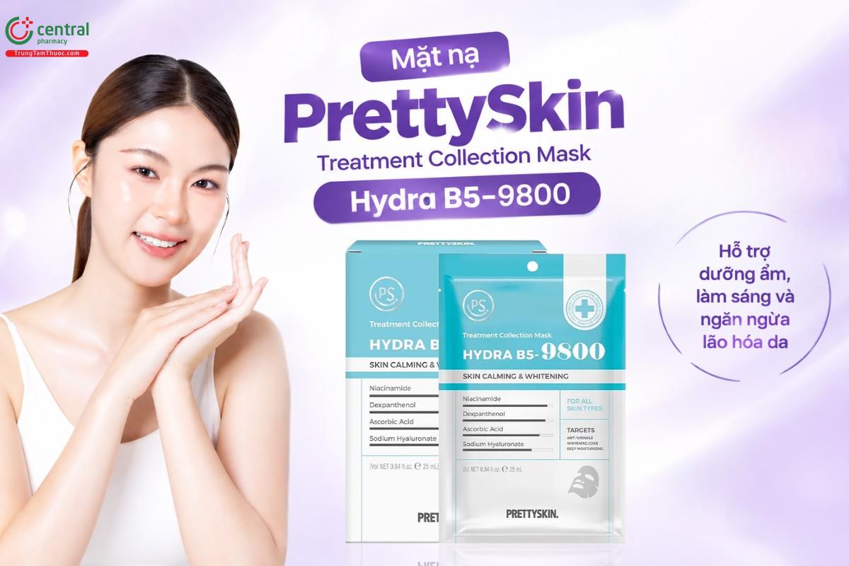Công dụng của Mặt nạ PrettySkin Treatment Collection Mask Hydra B5-9800
