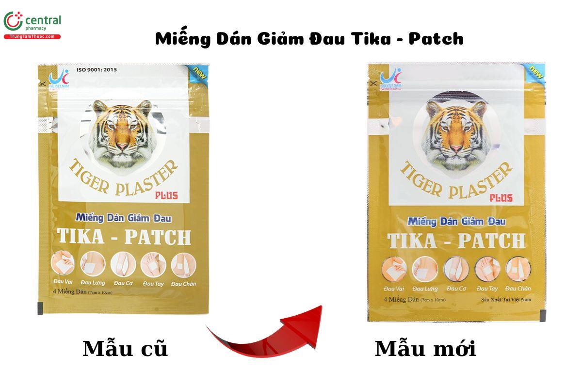 Mẫu cũ - mẫu mới Miếng Dán Giảm Đau Tika - Patch