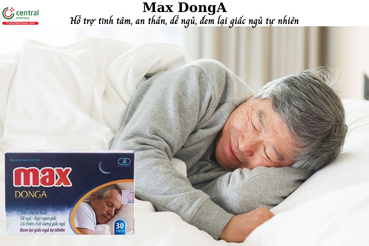 Max DongA - Giúp tĩnh tâm an thần, dễ ngủ