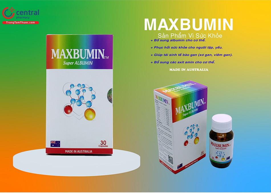 Hình 1: Tác dụng của Maxbumin TM Super Albumin