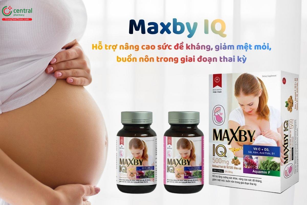 Maxby IQ bổ sung vitamin, khoáng chất cho phụ nữ mang thai