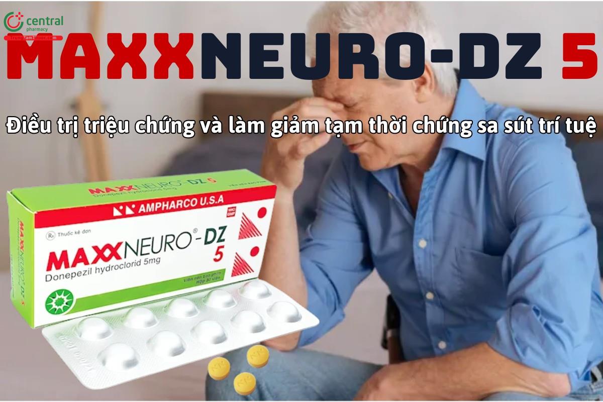 Thuốc Maxxneuro-DZ 5 điều trị triệu chứng ở bệnh nhân sa sút trí tuệ