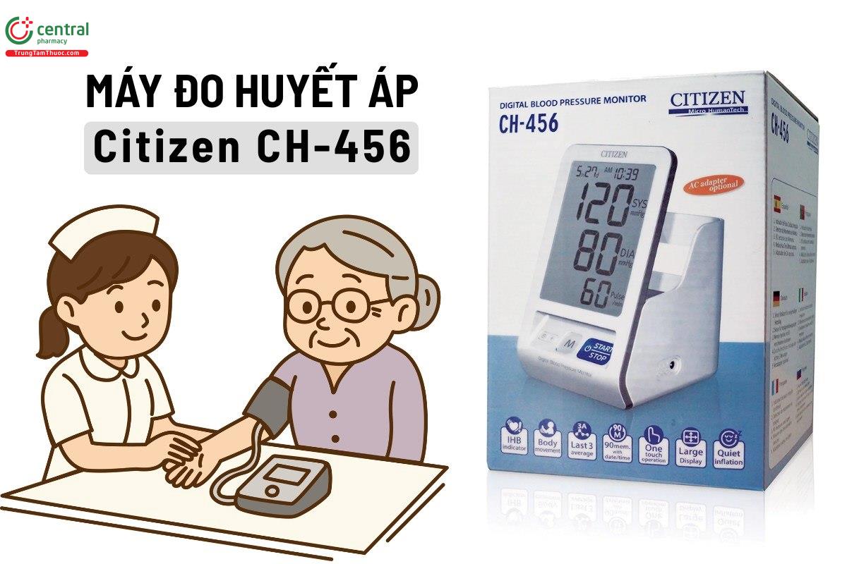 Máy đo huyết áp điện tử bắp tay Citizen CH-456