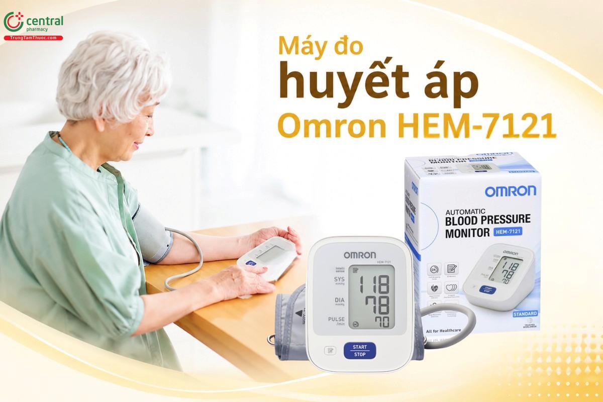 Máy đo huyết áp bắp tay Omron HEM-7121