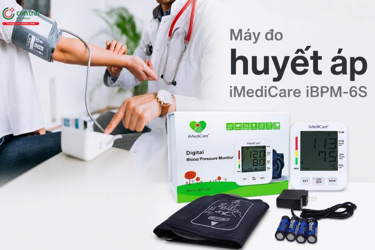 Máy đo huyết áp điện tử bắp tay iMediCare iBPM-6S